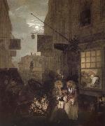 William Hogarth, Four hours a day at night